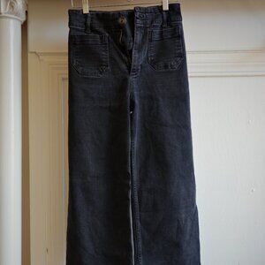 Pilcro The Skipper Faded Black Jeans - Size 26